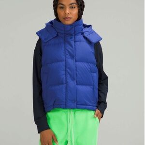 LULULEMON. WONDER PUFF CROPPED VEST. BNWT - PSYCHIC